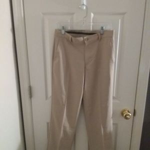 Mens Izod golf pants slim fit sz 30 x 30 tan